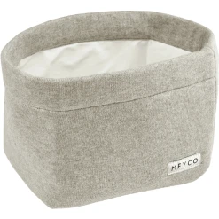 MEYCO Wickeltischkörbchen Medium Knit Basic Sand Melange