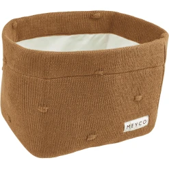 MEYCO Wickeltischkörbchen Medium Knots Toffee