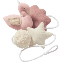 Nordic Coast Company Wandgirlande Musselin Schwan Small