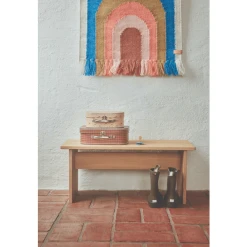 OYOY Wand Teppich Wandteppich Rainbow Blue -Bieco-Shop oyoy wand teppich wandteppich rainbow blue a380302 2