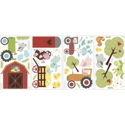 Roommates Room Mates Happi Bauernhof Mehrfarbig