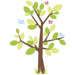 Roommates Room Mates Kindlicher Baum Mehrfarbig