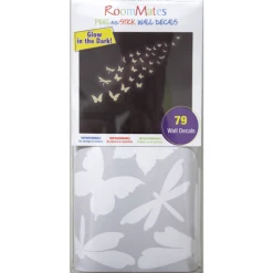 Roommates Room Mates Leuchtende Schmetterlinge Mehrfarbig