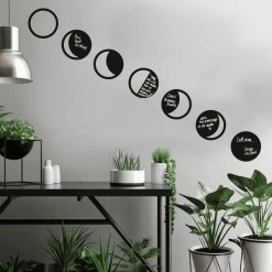 Roommates Room Mates Mondphasen Kreidetafel Mehrfarbig