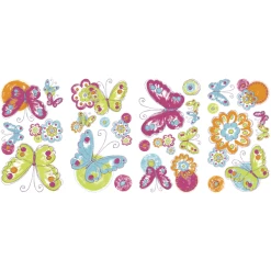 Roommates Room Mates Schmetterlinge Mehrfarbig