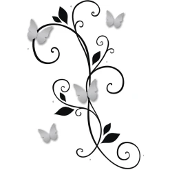 Roommates Room Mates Schmetterlinge & Ranken Mehrfarbig