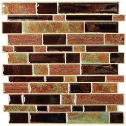 Roommates Room Mates STICKTILES - Modern Braun Mehrfarbig