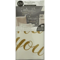 Roommates Room Mates Twinkle Twinkle Little Star Quote Mehrfarbig