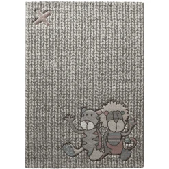 Sigikid Kinderteppich Patchwork Sweety Beige Sand Rosa