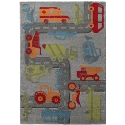 Sigikid Kinderteppich Traffic Grau