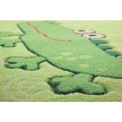 Sigikid Kurzflorteppich Happy Zoo Crocodile Lindgrün -Bieco-Shop sigikid kurzflorteppich happy zoo crocodile lindgruen a373182 2