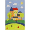 Smart Kids Kinderteppich Villa Villakulla Multicolor -Bieco-Shop smart kids kinderteppich villa villakulla multicolor a373094