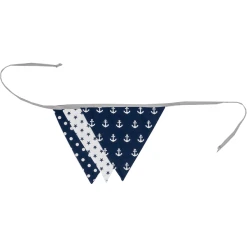 Ullenboom Wimpelkette & Stoffgirlande 125 Cm (3 Wimpel) Anker Blau