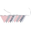 Ullenboom Wimpelkette & Stoffgirlande 325 Cm (10 Wimpel) Rosa Grau -Bieco-Shop ullenboom wimpelkette stoffgirlande 325 cm 10 wimpel rosa grau a266676