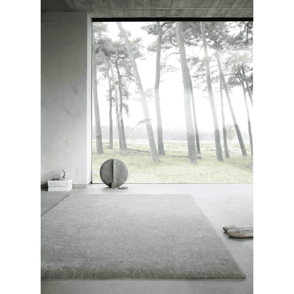 Wecon Home Basics Hochflorteppich Emilia Hellgrau 5 Wecon Home Basics Hochflorteppich Emilia Hellgrau - Image 3