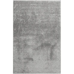 Wecon Home Basics Hochflorteppich Fanny Hellgrau