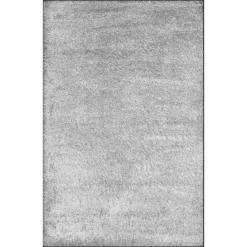 Wecon Home Basics Hochflorteppich Paula Dunkelgrau Meliert