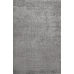 Wecon Home Basics Kurzflorteppich Lotta Silber