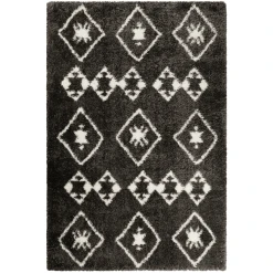 Wecon Home Hochflorteppich Ayachi Anthrazit