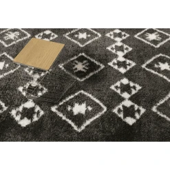 Wecon Home Hochflorteppich Ayachi Anthrazit -Bieco-Shop wecon home hochflorteppich ayachi anthrazit a372696 4