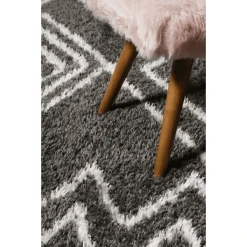 Wecon Home Hochflorteppich Yagour Grau/weiß -Bieco-Shop wecon home hochflorteppich yagour grau weiss a372690 2