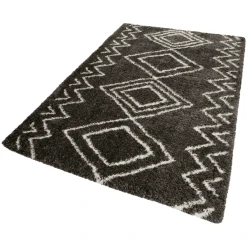 Wecon Home Hochflorteppich Yagour Grau/weiß -Bieco-Shop wecon home hochflorteppich yagour grau weiss a372690 3