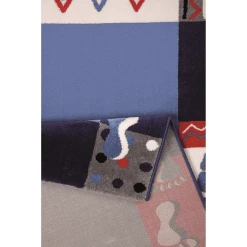 Wecon Home Kinderteppich Roundly Hands & Feet Blau -Bieco-Shop wecon home kinderteppich roundly hands feet blau a401538 2