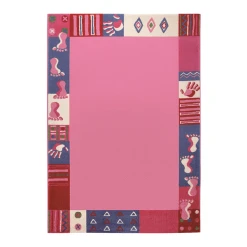 Wecon Home Kinderteppich Roundly Hands & Feet Pink