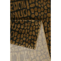 Wecon Home Kurzflorteppich Croco Braun -Bieco-Shop wecon home kurzflorteppich croco braun a372525 2