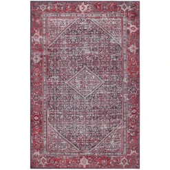 Wecon Home Kurzflorteppich Flashback Rot