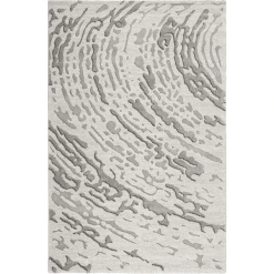 Wecon Home Kurzflorteppich Forest Grau