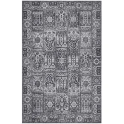 Wecon Home Kurzflorteppich Fresh Bachtiar Dunkelgrau