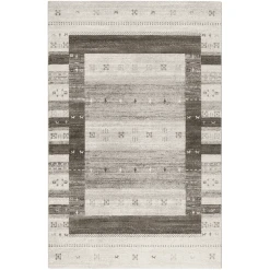 Wecon Home Kurzflorteppich Igor Grau