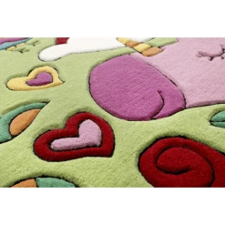 Wecon Home Kurzflorteppich Lovely Unicorn Multicolor -Bieco-Shop wecon home kurzflorteppich lovely unicorn multicolor a373113 3