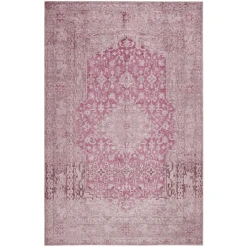 Wecon Home Kurzflorteppich Past Future Rosa