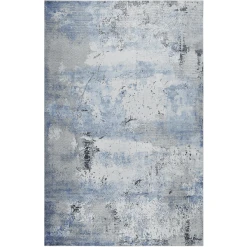 Wecon Home Kurzflorteppich Radiate Graublau