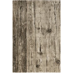 Wecon Home Kurzflorteppich Woody Braun