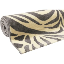 Wecon Home Kurzflorteppich Zebra Grau/creme -Bieco-Shop wecon home kurzflorteppich zebra grau creme a372533 3