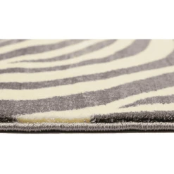 Wecon Home Kurzflorteppich Zebra Grau/creme -Bieco-Shop wecon home kurzflorteppich zebra grau creme a372533 4