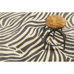 Wecon Home Kurzflorteppich Zebra Grau/creme -Bieco-Shop wecon home kurzflorteppich zebra grau creme a372533 5